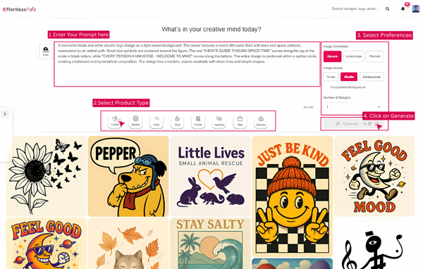 screenshot of Effortless Pod